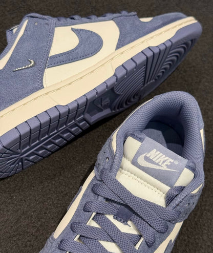 Nike Dunk Low Mini Swoosh Sail 米藍 (IB4417-103)