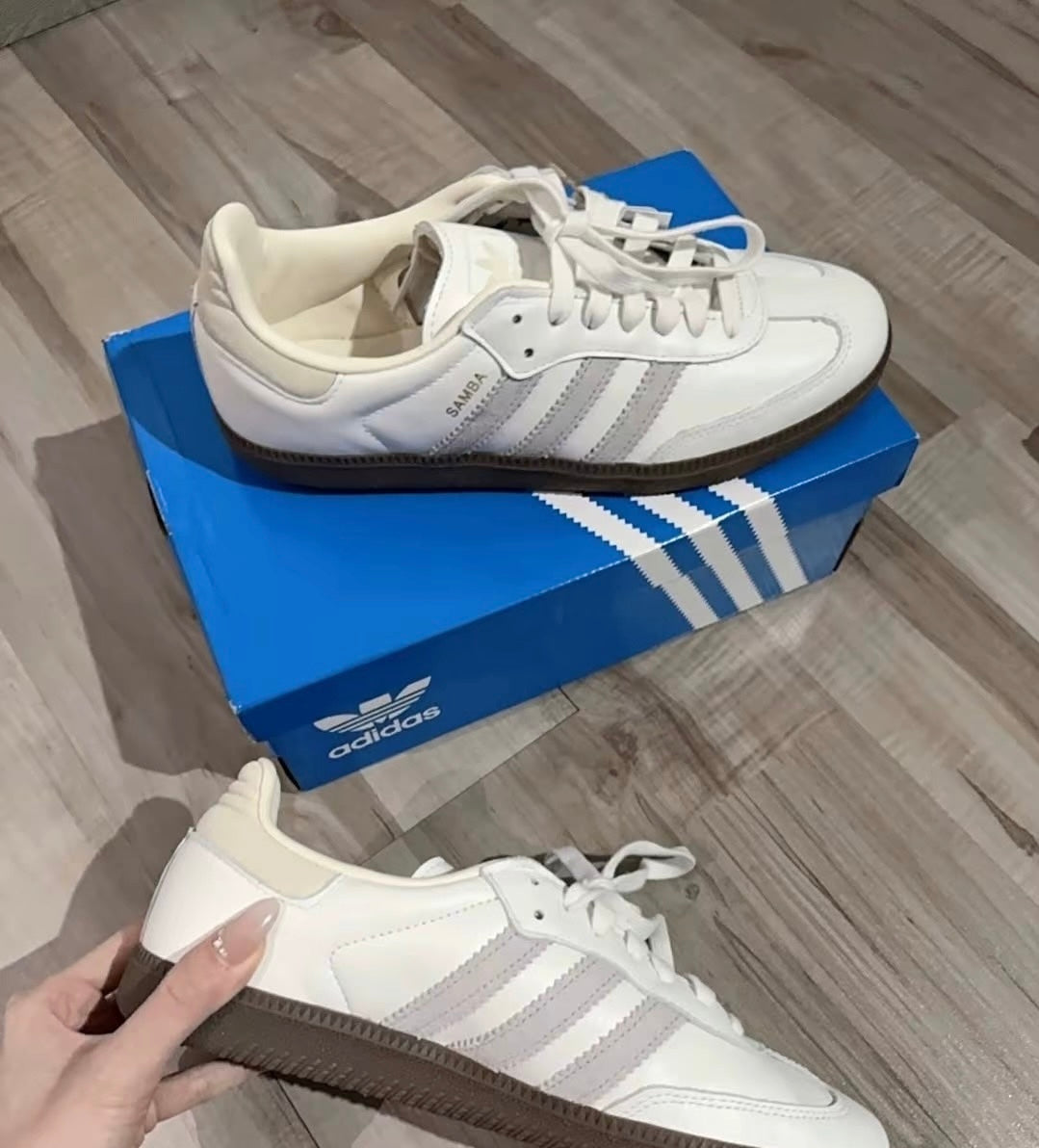 Adidas originals Samba 白棕 (IH4880)