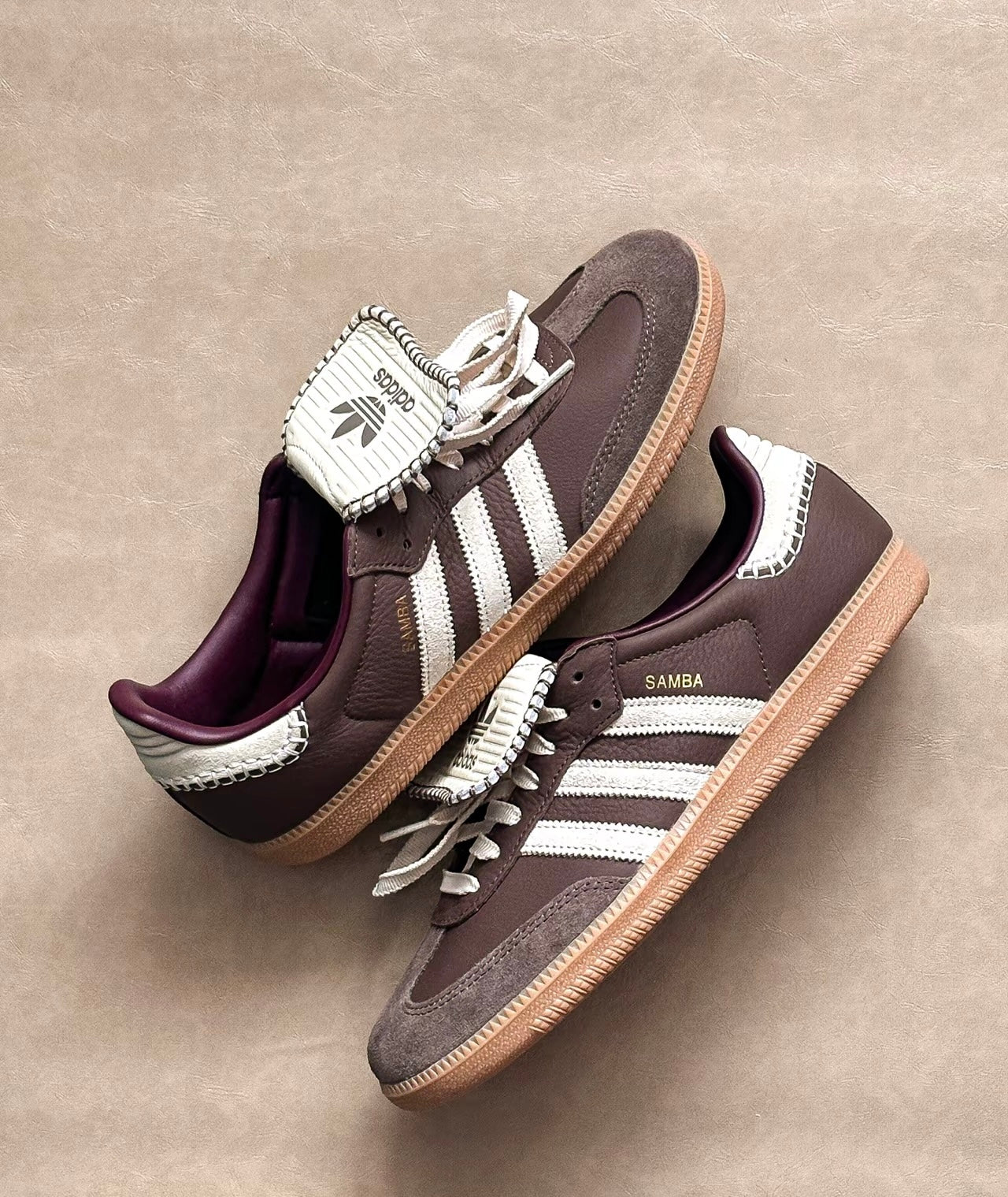 Adidas SAMBA LT 翻鞋舌咖啡 (JQ6620)