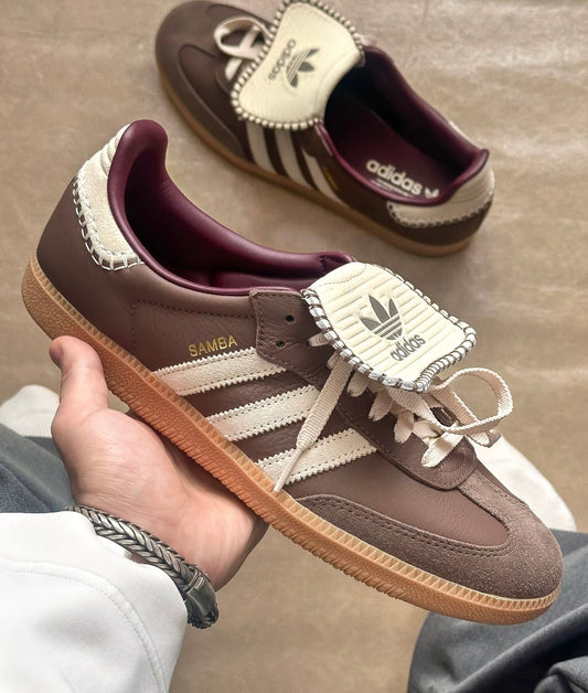 Adidas SAMBA LT 翻鞋舌咖啡 (JQ6620)