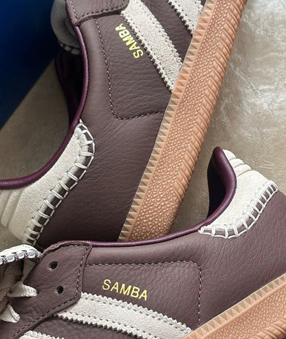 Adidas SAMBA LT 翻鞋舌咖啡 (JQ6620)