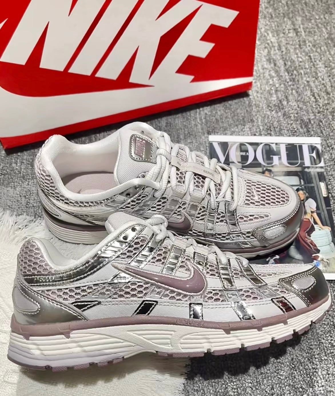 [銀色系秒殺] Nike P-6000 銀玫瑰紫粉(IB4019-019)