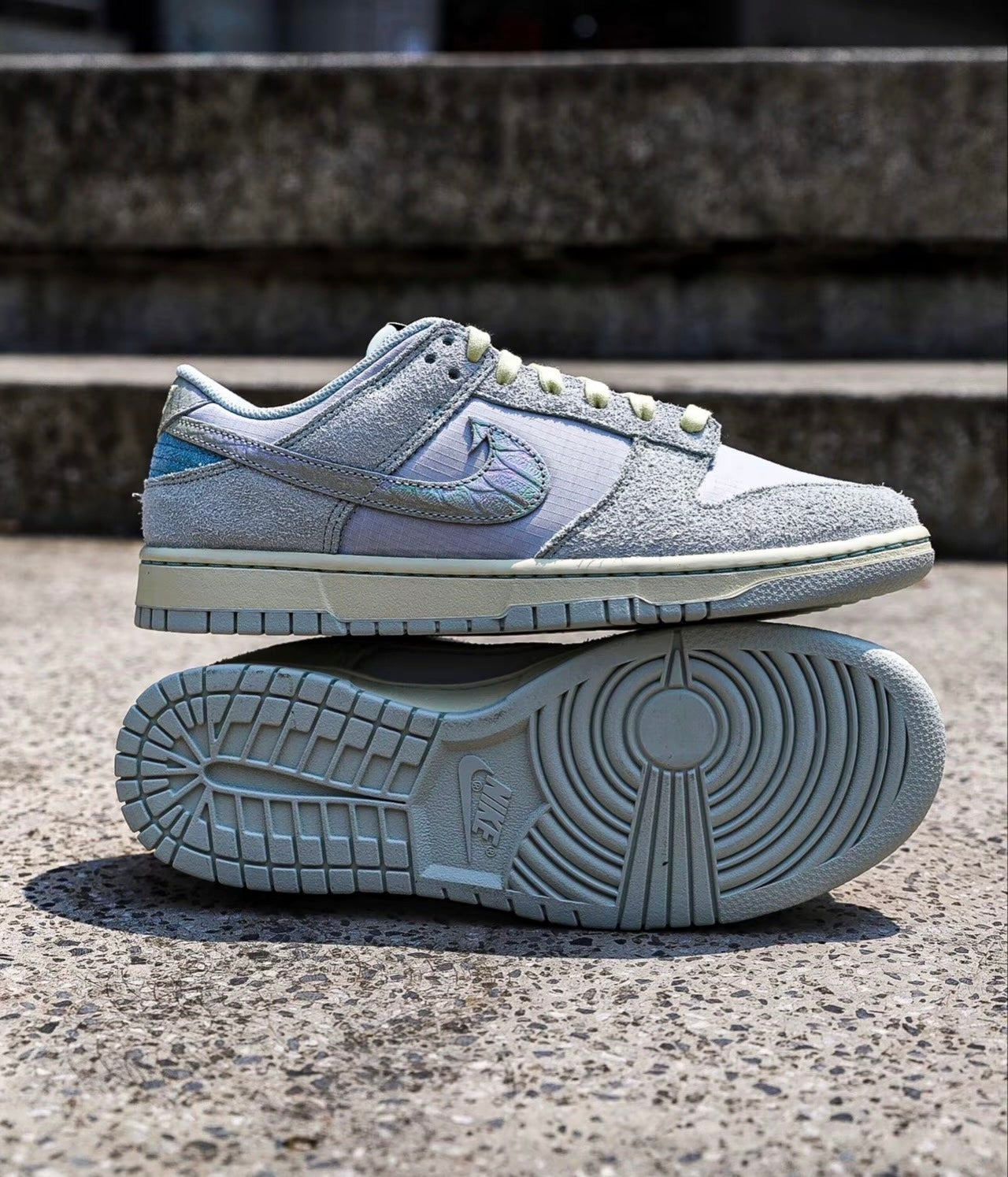Nike Dunk Low Light Silver & Ocean Bliss (DV7210-001)
