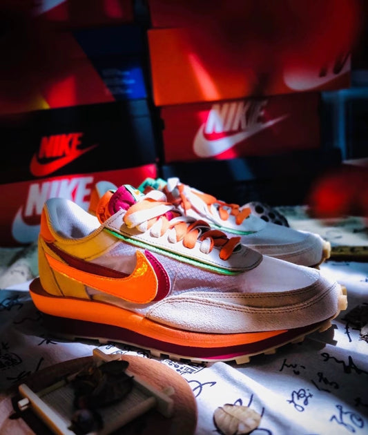 Nike Sacai Clot LDWaffle 白橙 (DH1347-100)