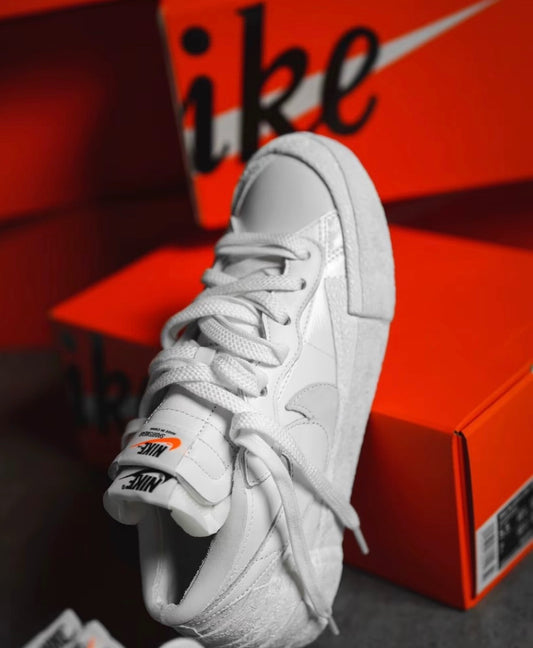 Nike Sacai Blazer White Patent Leather 白色 (DM6443-100)