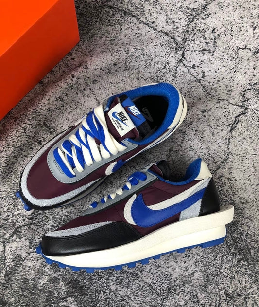 Nike Sacai LDWaffle Night Maroon And Team Royal 黑灰 (DJ4877-600)