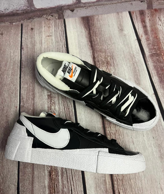 Nike Sacai Blazer Black Patent Leather 黑白 (DM6443-001)