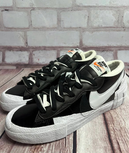 Nike Sacai Blazer Black Patent Leather 黑白 (DM6443-001)