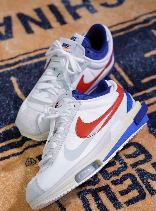 Nike Sacai Zoom Cortez 紅藍 (DQ0581-100)