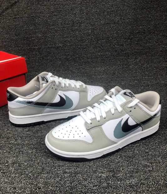 Nike Dunk Low Grey Stencil SWoosh灰色 (FD0661-100)