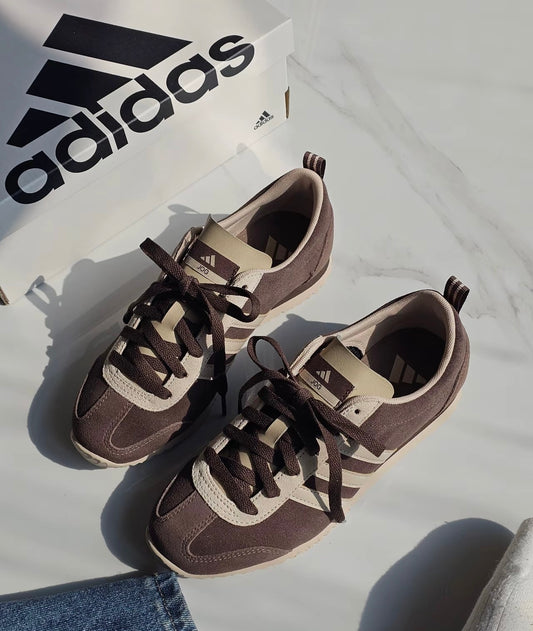 Adidas VS JOG 2.0 棕色 (JS1123)