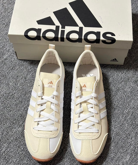 Adidas VS JOG 2.0 米白 (JI2435)