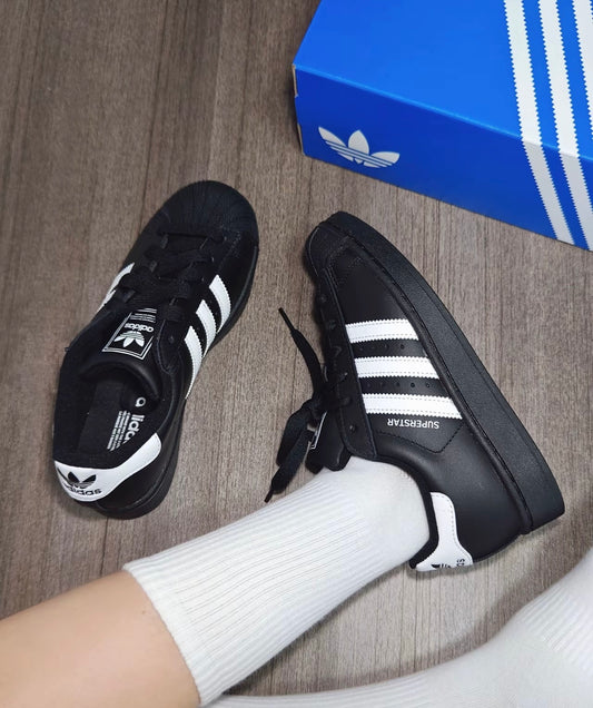 Adidas Originals Superstar 黑白 (JI0079)