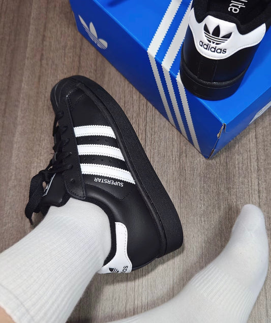 Adidas Originals Superstar 黑白 (JI0079)