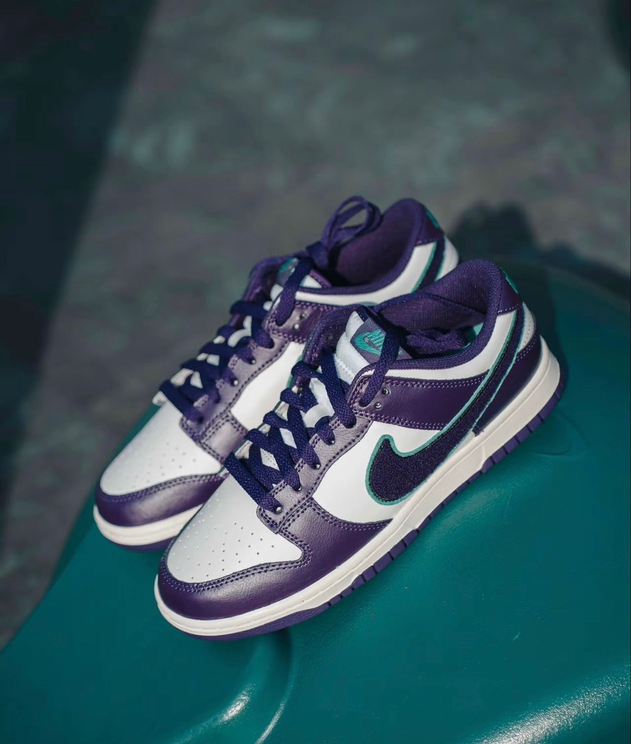 Nike Dunk Low Chenille Swoosh Purple 紫色 (DQ7683-100)