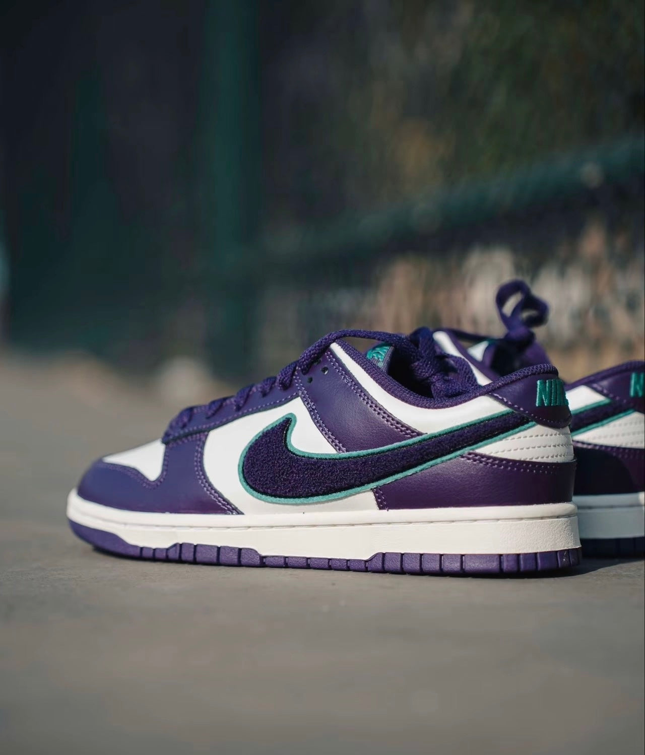 Nike Dunk Low Chenille Swoosh Purple 紫色 (DQ7683-100)