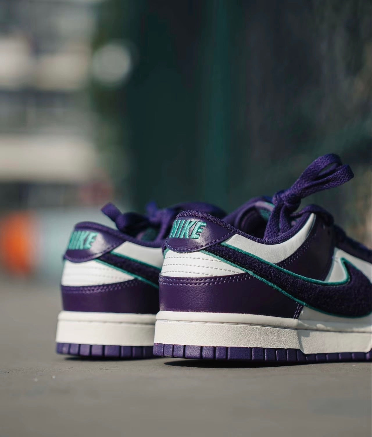 Nike Dunk Low Chenille Swoosh Purple 紫色 (DQ7683-100)