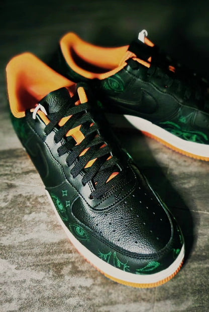 (萬聖節優惠) Nike Air Force Halloween 黑橙 (DC8891-001)