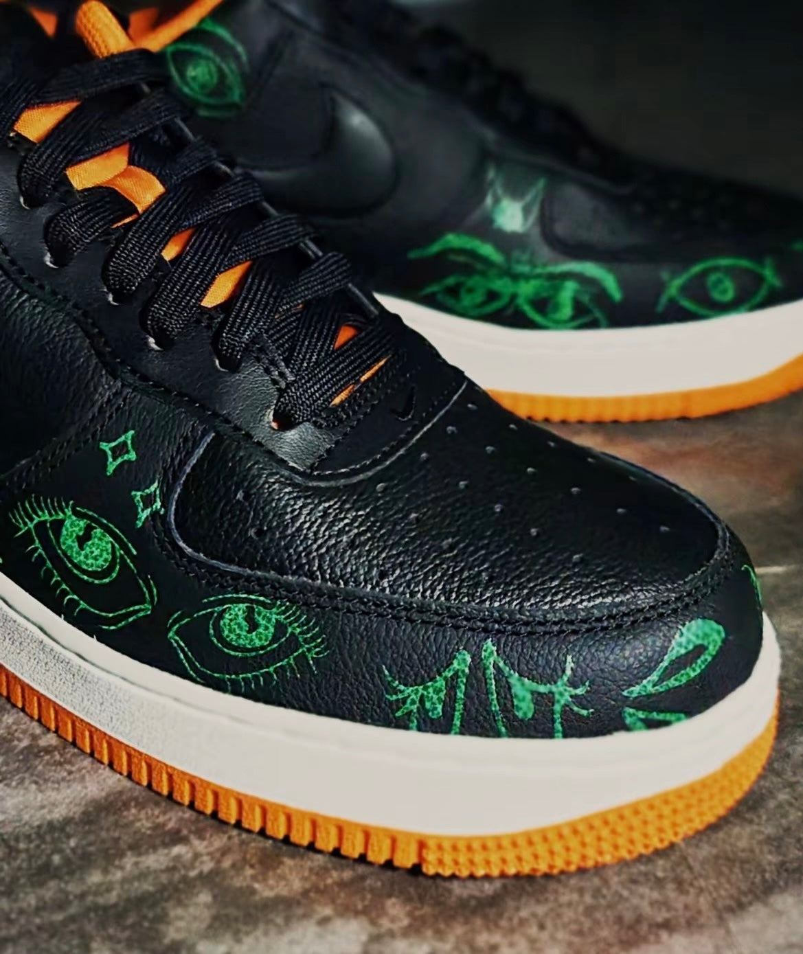 (萬聖節優惠) Nike Air Force Halloween 黑橙 (DC8891-001)