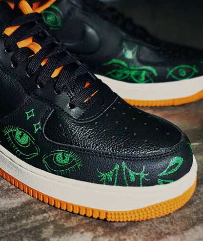 (萬聖節優惠) Nike Air Force Halloween 黑橙 (DC8891-001)