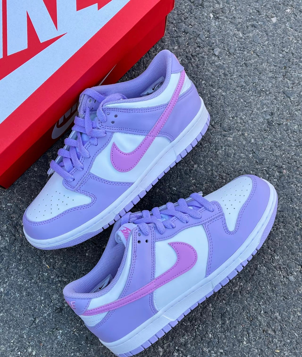 NIKE DUNK LOW GS LILAC BLOOM PINK (HQ1185-161)