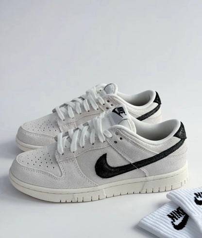 Nike Dunk Low Sail/Black 麂皮灰黑 (HQ3502-100)