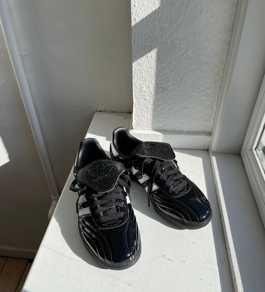 Adidas Originals Samba LT 黑白漆皮 (JI2707)