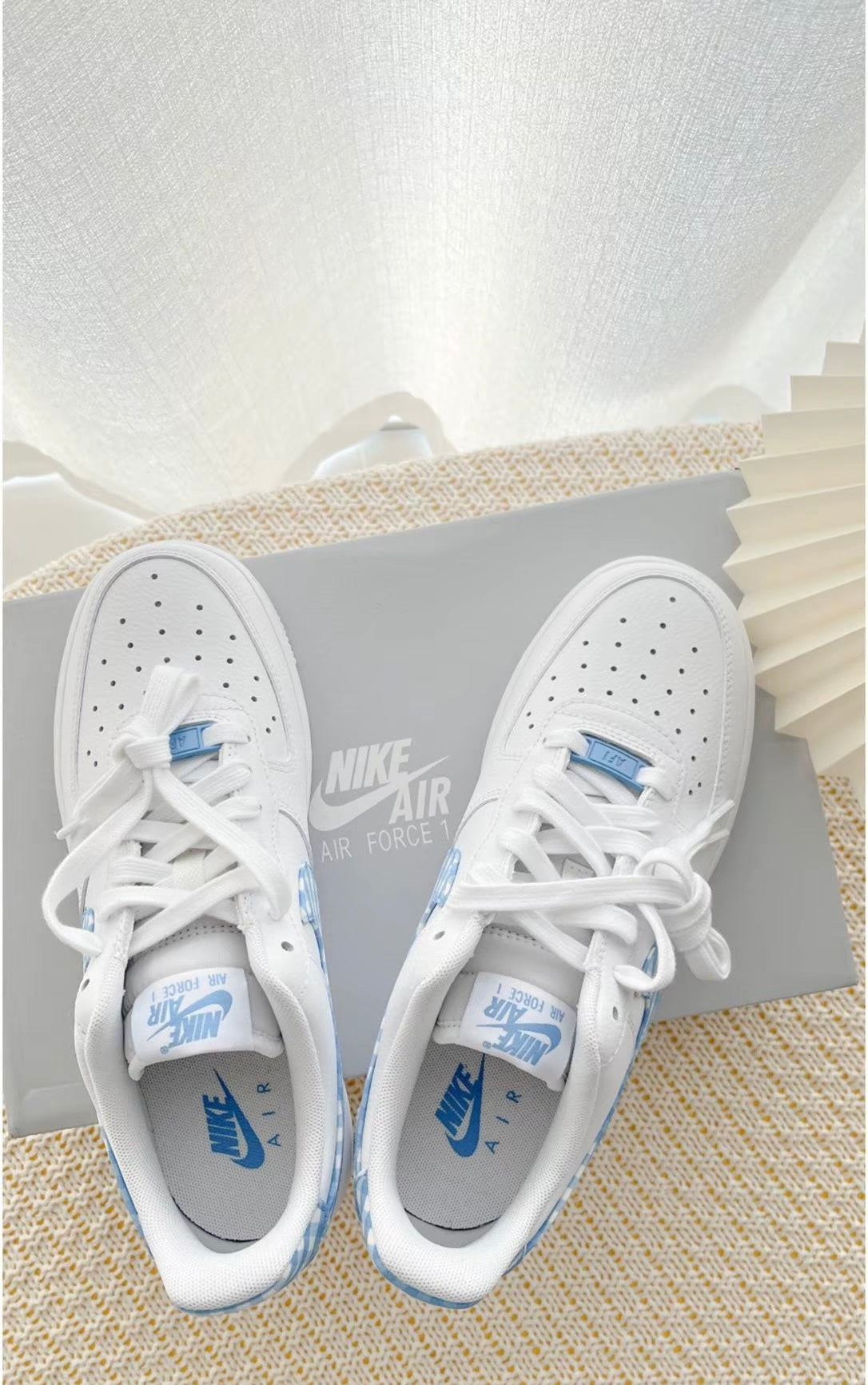 Air Force 1 Low “Blue Gingham” (DZ2784-100)