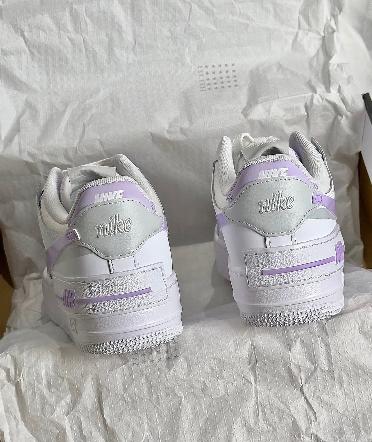 NIKE AIR FORCE 1 SHADOW White Purple (FN6335-102)