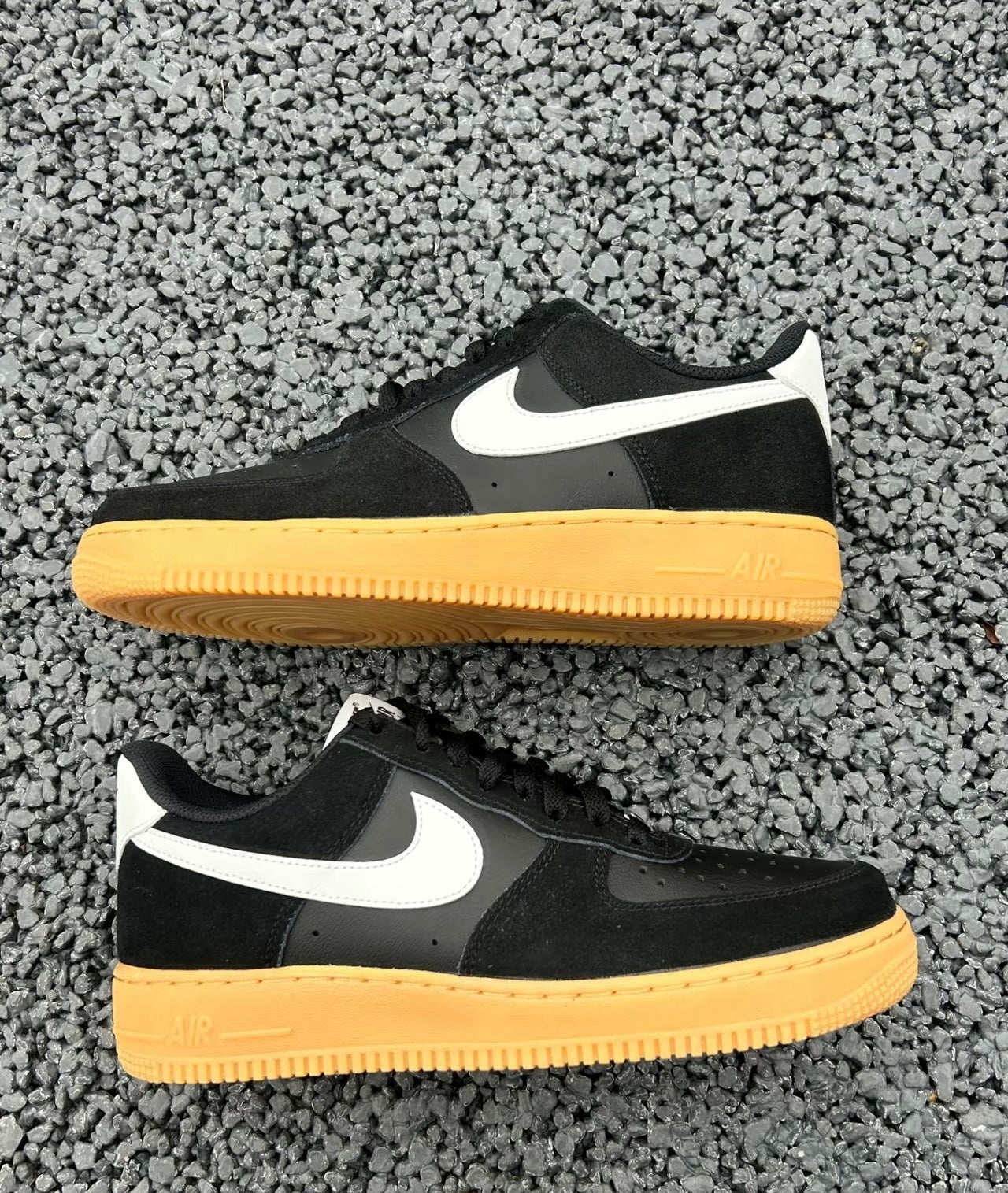 Nike Air Force Black White Gum (FQ8714-004)