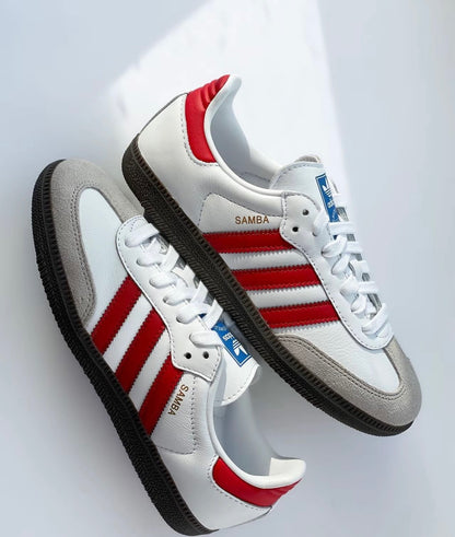 Adidas Originals Samba OG White Red (IG1025)