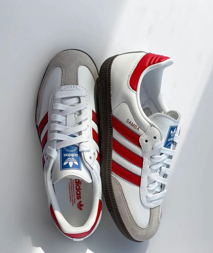 Adidas Originals Samba OG White Red (IG1025)