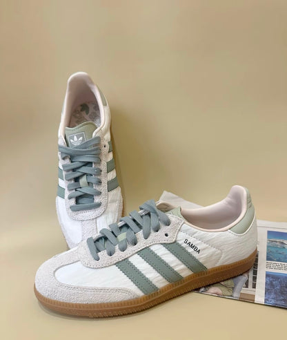 ADIDAS ORIGINALS SAMBA OG White Green (ID0492)