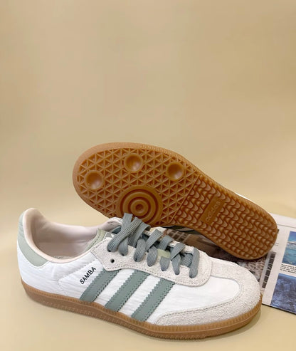 ADIDAS ORIGINALS SAMBA OG White Green (ID0492)