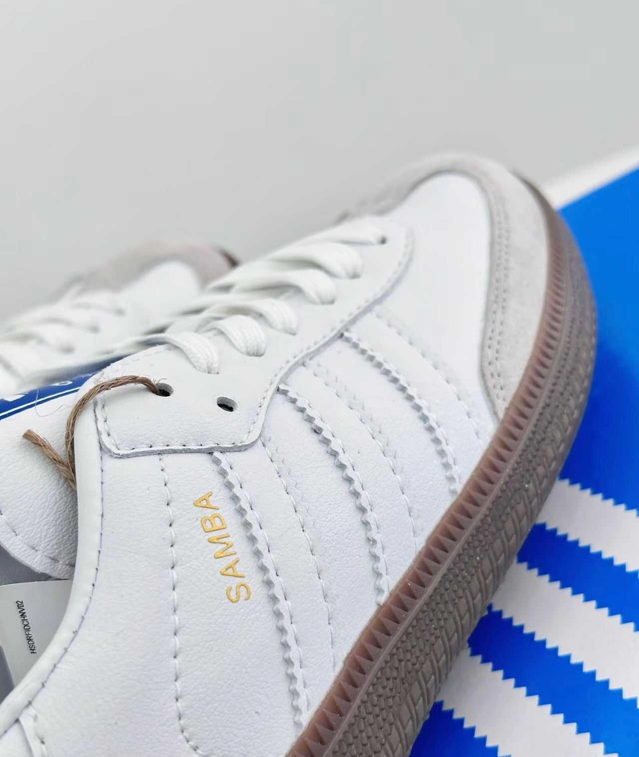 Adidas Samba - Cloud White Blue Gum (IE3439)