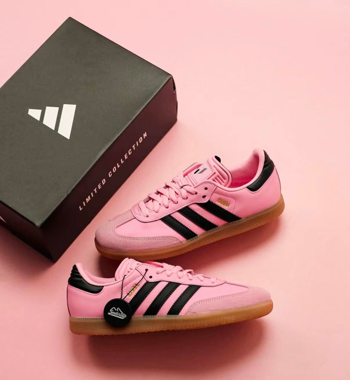 INTER MIAMI x ADIDAS SAMBA CF MESSI PINK 美斯 (IH8158)