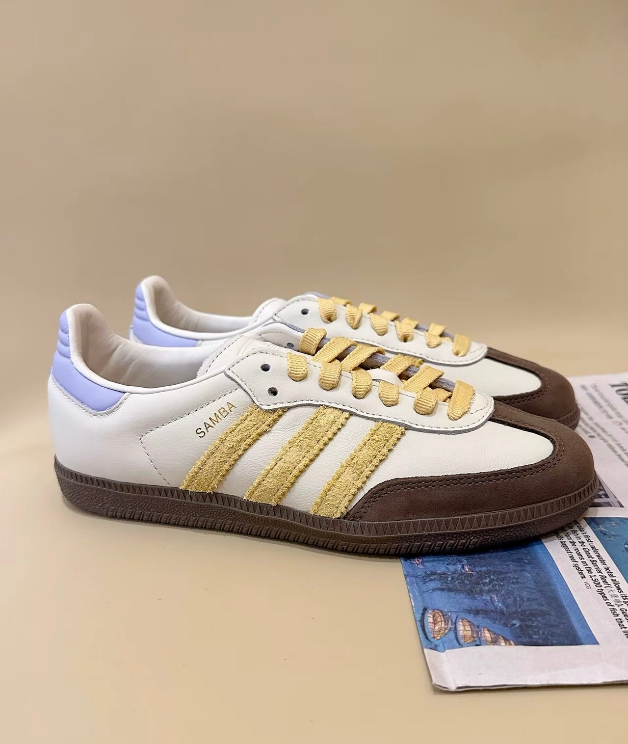 Adidas Originals Samba 米黃 (IE0875)