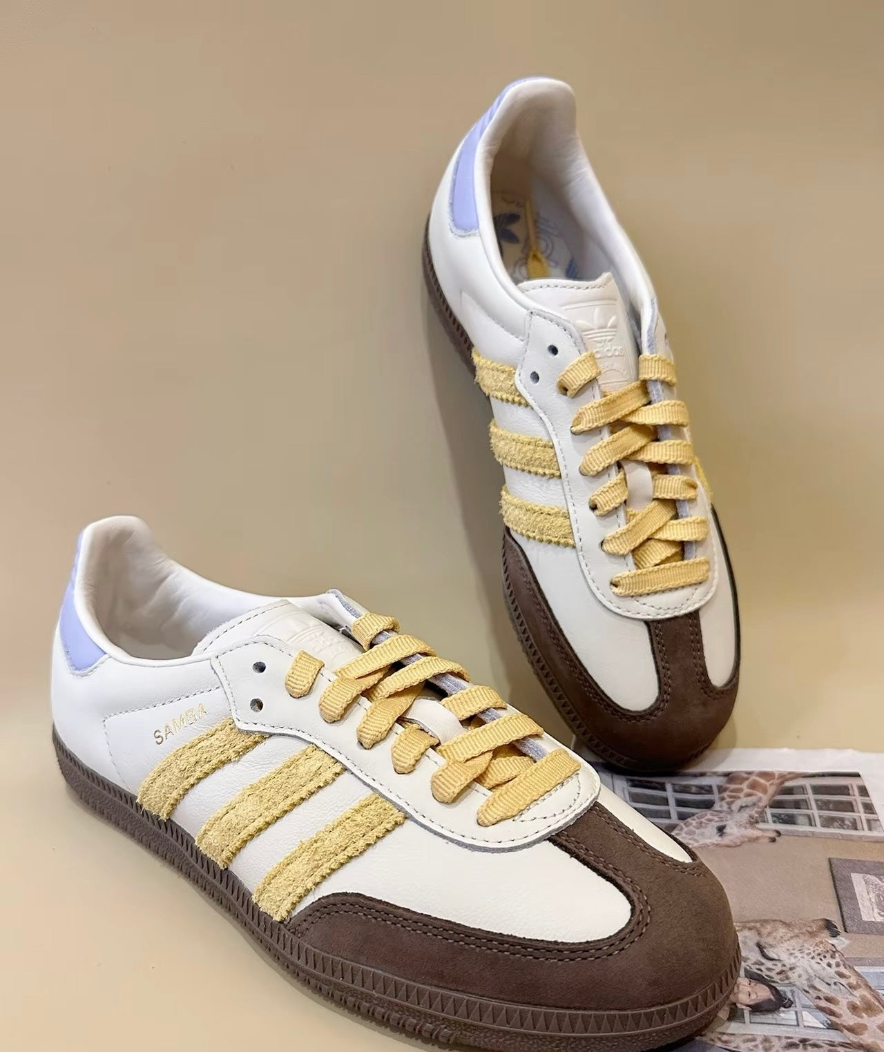 Adidas Originals Samba 米黃 (IE0875)