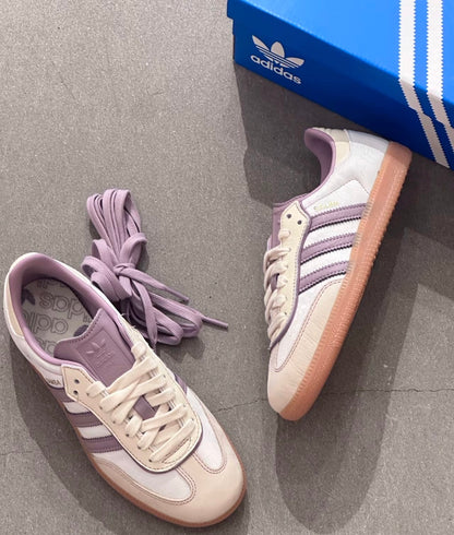 ADIDAS SAMBA OG CREAM WHITE PRELOVED BROWN PURPLE (IE1417)