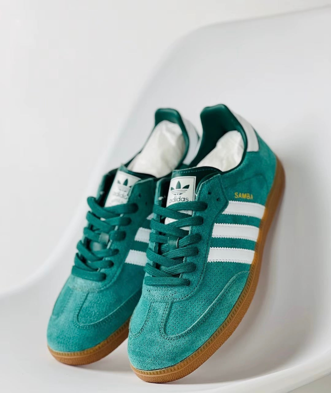 ADIDAS SAMBA OG COLLEGIATE GREEN GUM GREY TOE (ID2054)