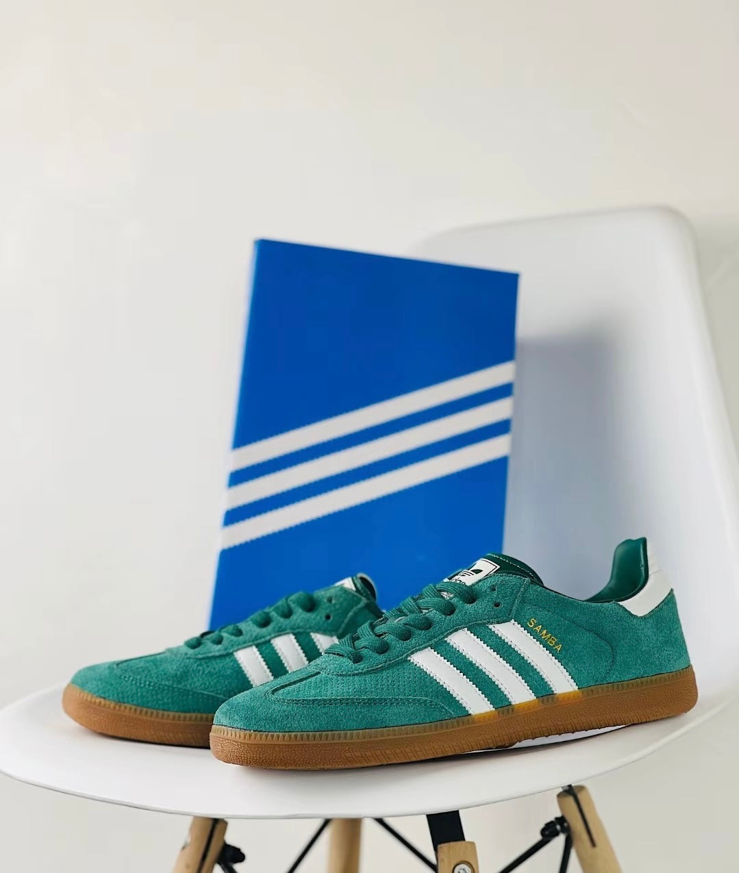 ADIDAS SAMBA OG COLLEGIATE GREEN GUM GREY TOE (ID2054)