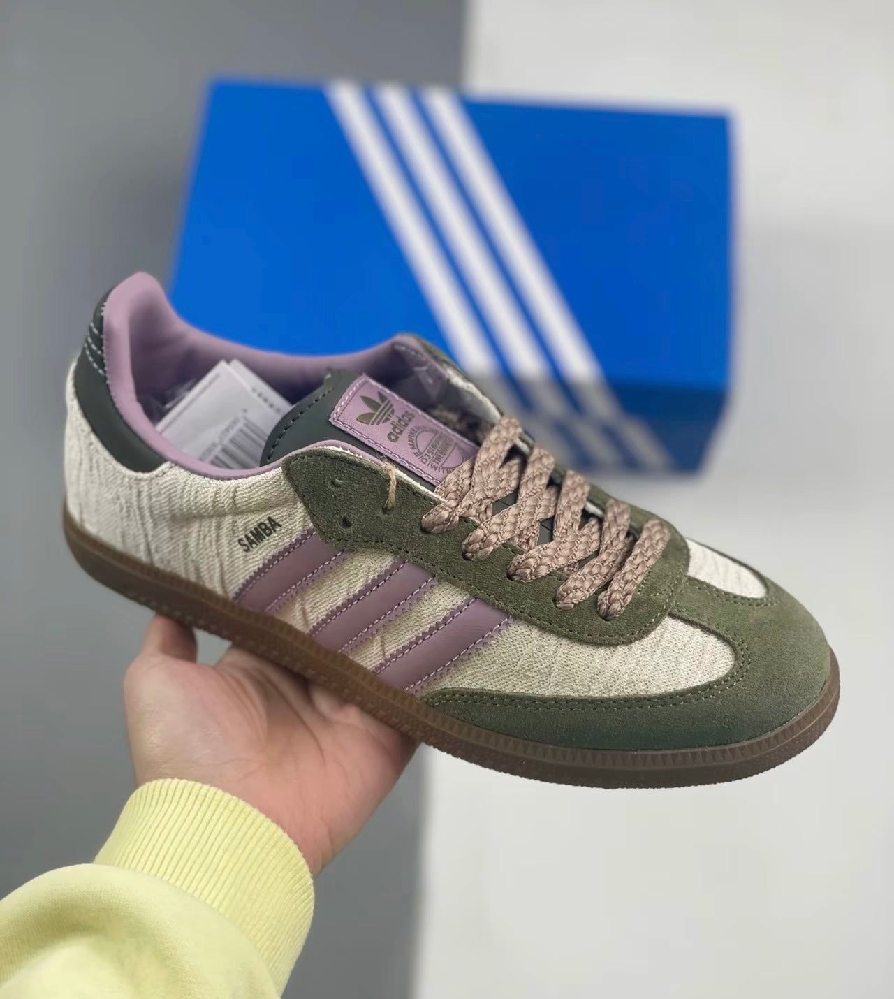 Adidas Samba OG Mineral Green Purple 綠紫色 (JP5675)