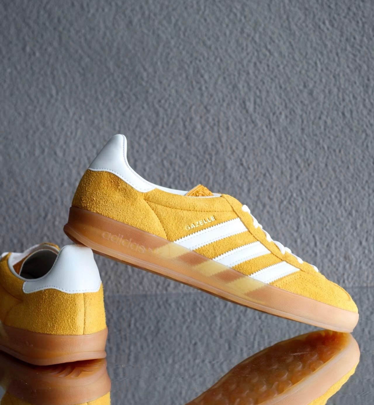 Adidas Originals Gazelle Indoor 黃白 (HQ8716)