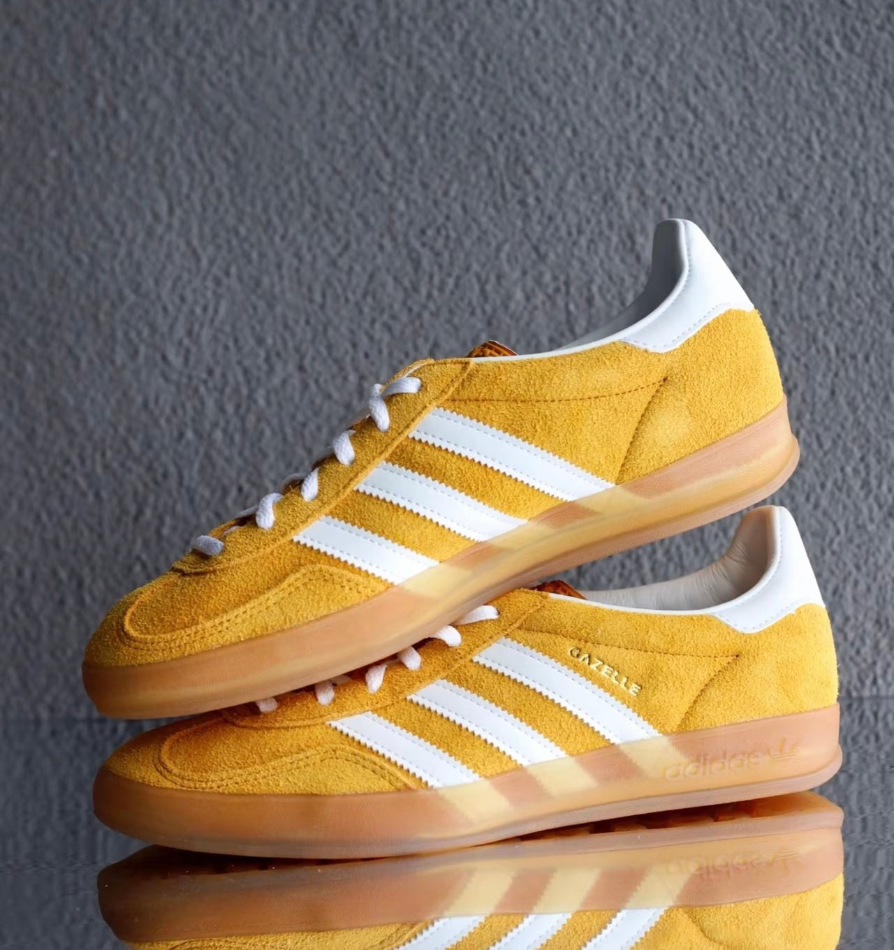 Adidas Originals Gazelle Indoor 黃白 (HQ8716)