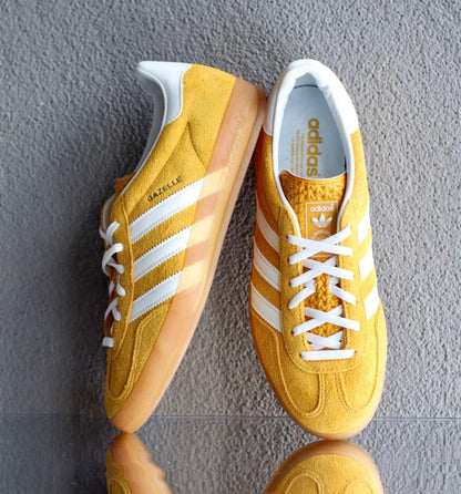 Adidas Originals Gazelle Indoor 黃白 (HQ8716)