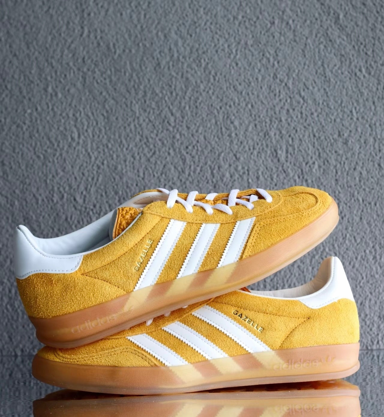 Adidas Originals Gazelle Indoor 黃白 (HQ8716)