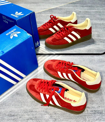 Adidas Originals Gazelle Indoor Red White (IF1808)