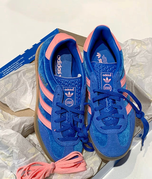 ADIDAS Gazelle Indoor Blue | Semi Pink (IG6785)