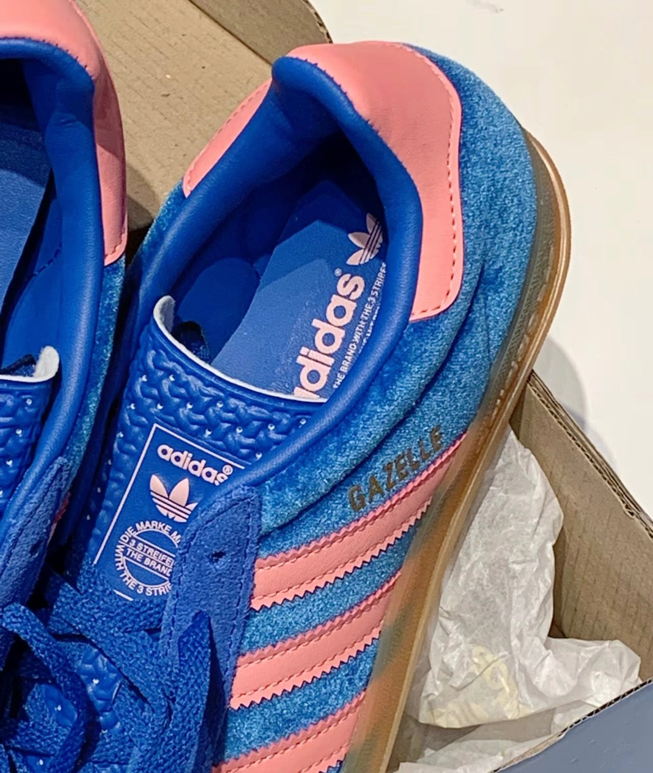 ADIDAS Gazelle Indoor Blue | Semi Pink (IG6785)