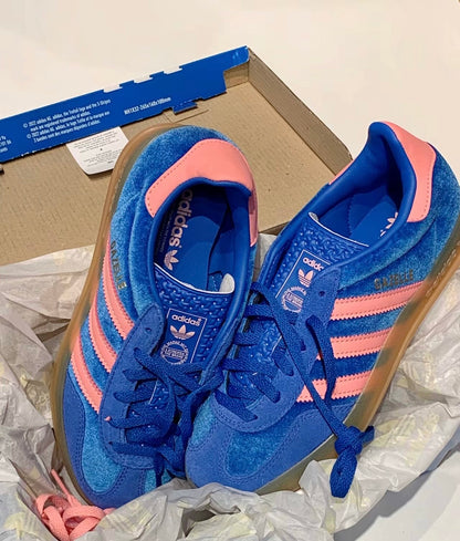 ADIDAS Gazelle Indoor Blue | Semi Pink (IG6785)